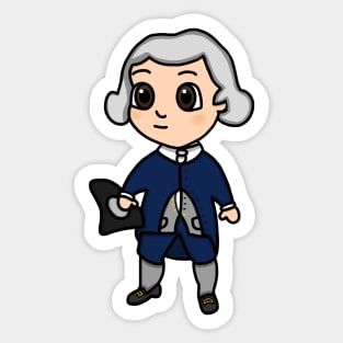 Chibi Joseph Warren (Small Print) Sticker